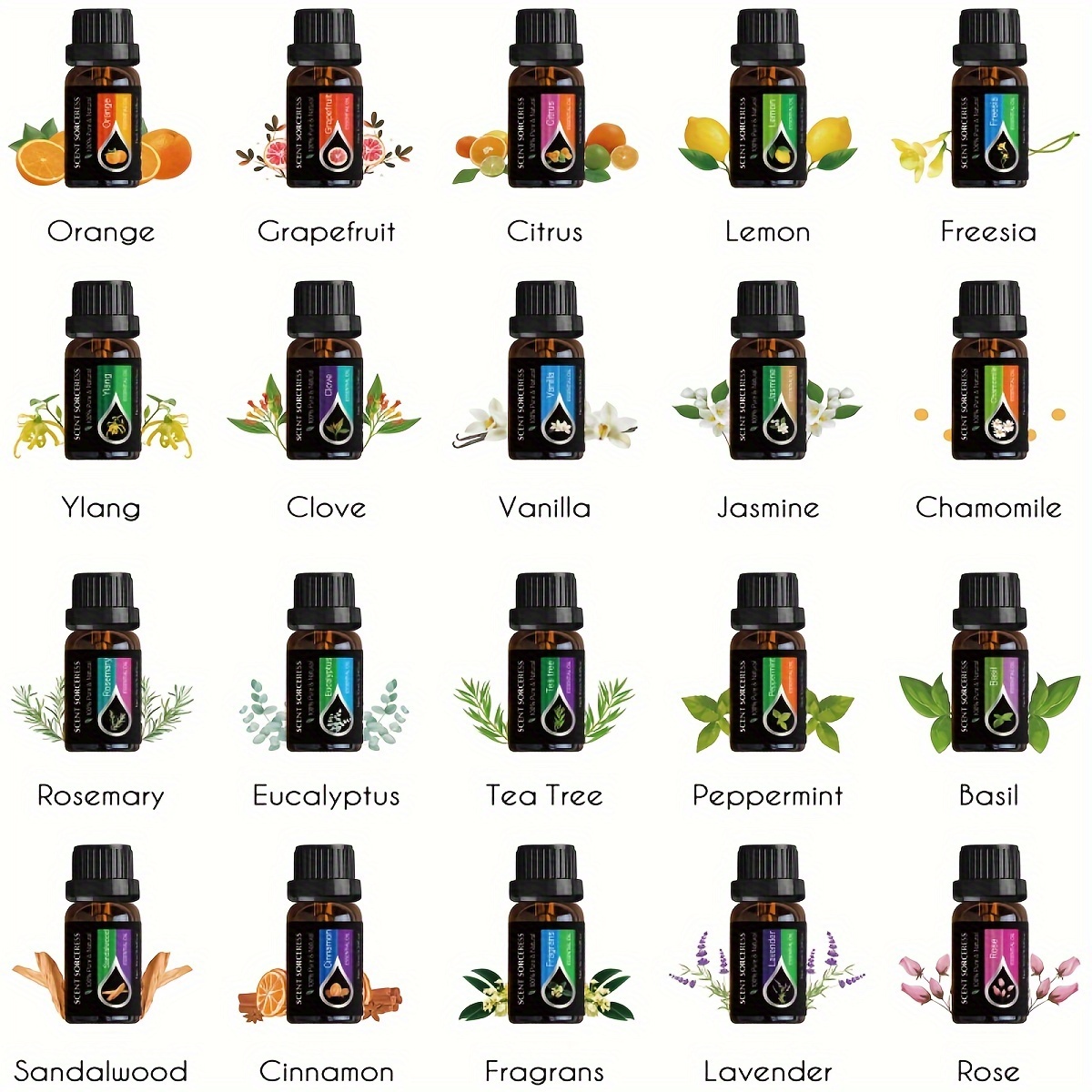 20pcs/set Essential Oil Set La - Lavender Oil 评论和价格